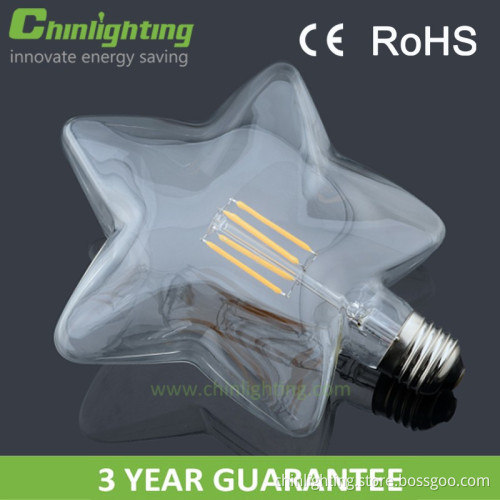 High quality E26 E27 B22 base ce rohs led filament bulb, 2200k led light bulb, new style led bulb filament